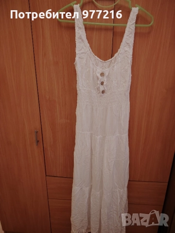 Дамска бяла рокля, снимка 3 - Рокли - 51432908