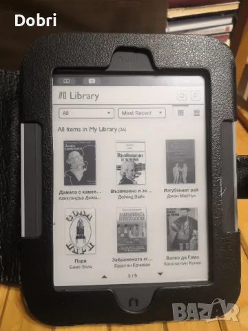 Четец за електронни книги Nook BMRV350, с подсветка на екрана, снимка 1 - Електронни четци - 47701195