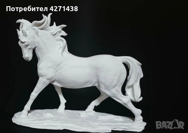 Статуетка изящен красив кон, снимка 2 - Статуетки - 53669671