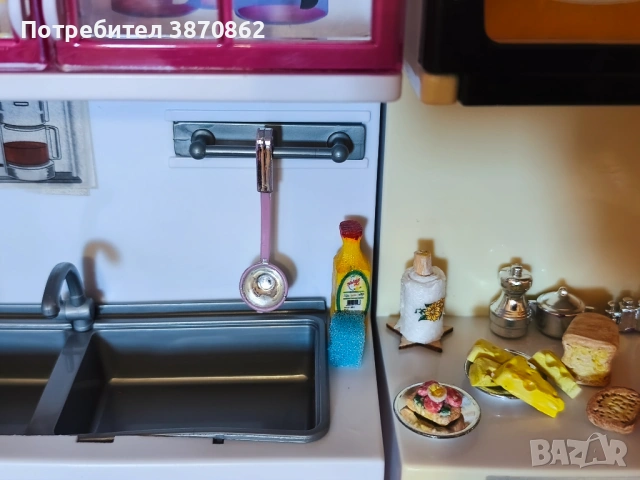 Кухня от четири модула за барби, снимка 7 - Кукли - 53657182