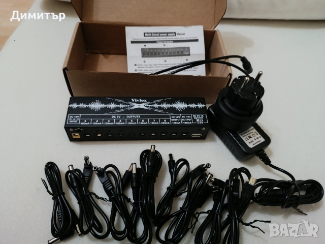 Захранване за китарни ефекти , снимка 2 - Китари - 52158721