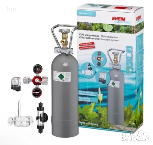 Продавам пълен CO₂ комплект (бутилка 