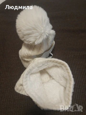 Шапка и шал-яка,комплект за Вашето дете.Заложете на качеството и естествени материи., снимка 2 - Шапки, шалове и ръкавици - 51005086
