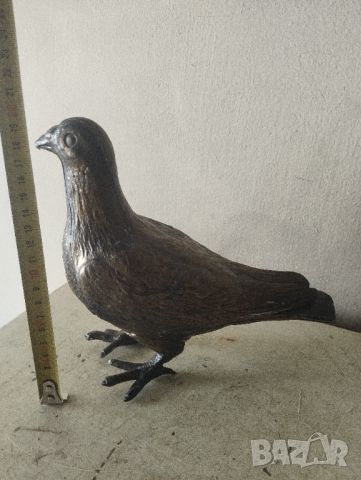 Метална статуетка гълъб, снимка 3 - Други ценни предмети - 46224802