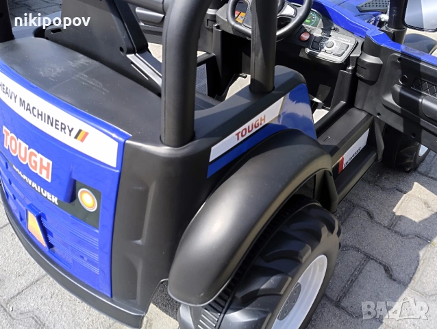 TEXAS акумулаторен трактор HARVEST син, снимка 6 - Други - 53849427