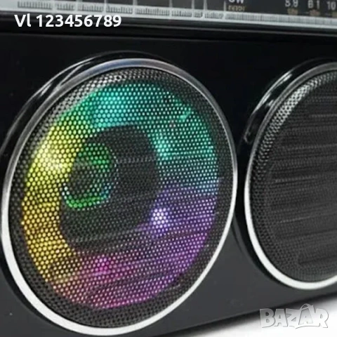 Портативно ретро 3 лентов приемник GOLON RX-666SD FM,АМ;SWBT,USB,TF, снимка 3 - Радиокасетофони, транзистори - 53457669