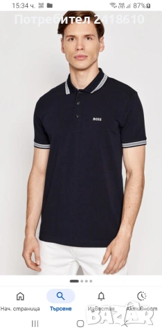 Hugo Boss Paddy Pique Cotton Regular Fit Mens Size 2XL НОВО! ОРИГИНАЛ Мъжка Тениска!, снимка 6 - Тениски - 54022617