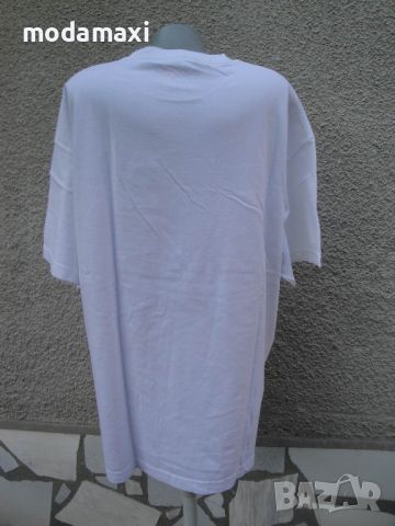 3XL Нова бяла унисекс тениска , снимка 4 - Тениски - 45718730