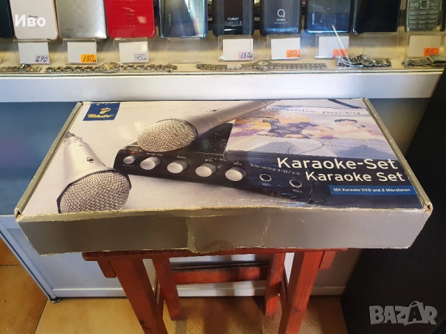 Два жични караоке микрофона. Karaoke-Set Tchibo TCM 259799, снимка 2 - Микрофони - 52000178