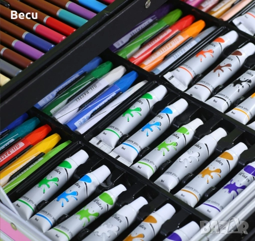 Творчески комплект за рисуване с изключително разнообразие от цветове, снимка 11 - Други - 51853194