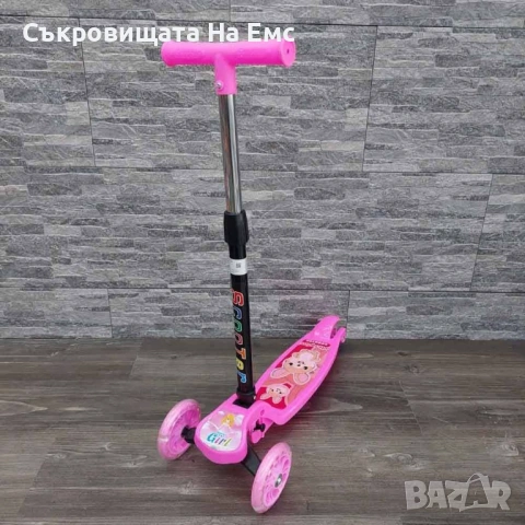 Нови Детски Тротинетки Светещи Колела , снимка 4 - Скутери и тротинетки - 54298039