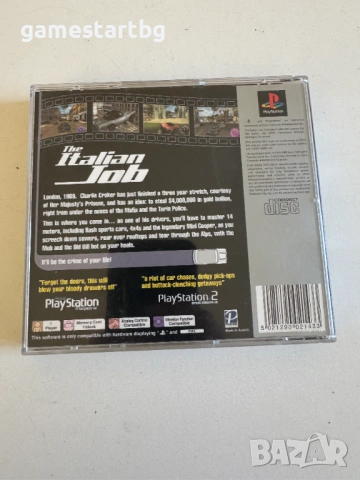   The Italian Job за PS1, снимка 2 - Игри за PlayStation - 53700084