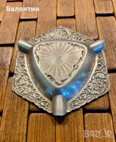 #0803# Пепелник. Винтидж. Посребрен. От Холандия., снимка 2 - Други - 50685097