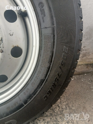 16цола резервна гума опел мувано , снимка 10 - Аксесоари и консумативи - 52222400