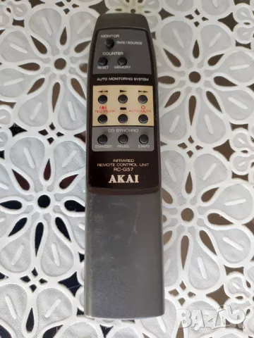 Akai RC-G57, Made in Japan дистанционно за декове Акай, снимка 1 - Декове - 48632142