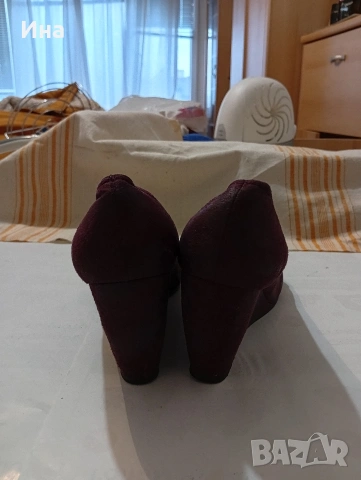 Елегантни обувки на Never 2 hot велур н.40, снимка 3 - Дамски обувки на ток - 53713941