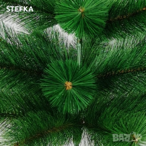 Елха естествено зелена с шишарки, снимка 2 - Декорация за дома - 52807479