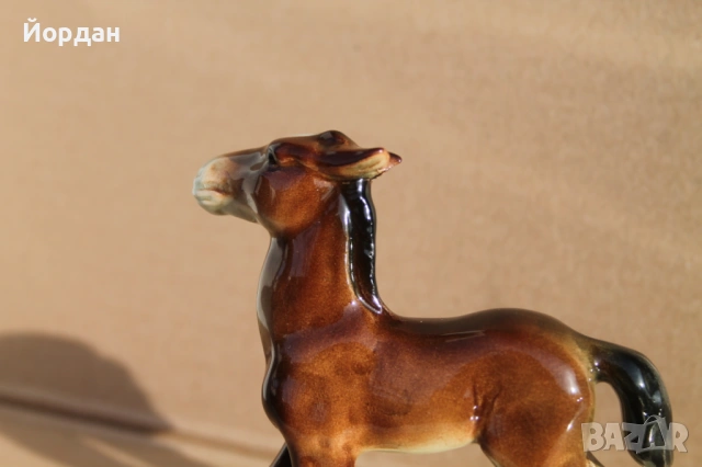 Порцеланова фигурка на конче, снимка 8 - Колекции - 53877291