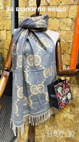 Gucci Кашмирен Шал Гучи - Налични Различни Цветове Код SK469, снимка 3 - Шалове - 53059613
