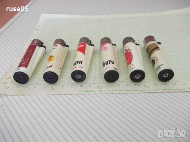 Лот от 6 бр. газови запалки "CLIPPER" работещи, снимка 2 - Колекции - 51726150