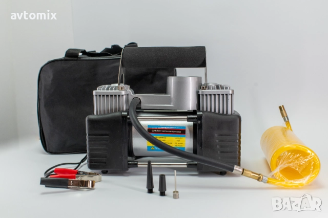  СУПЕР МОЩЕН Двубутален компресор Циклон, снимка 6 - Аксесоари и консумативи - 51542371