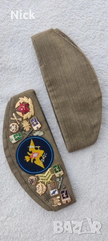 Ручка пилотка с истински Значки