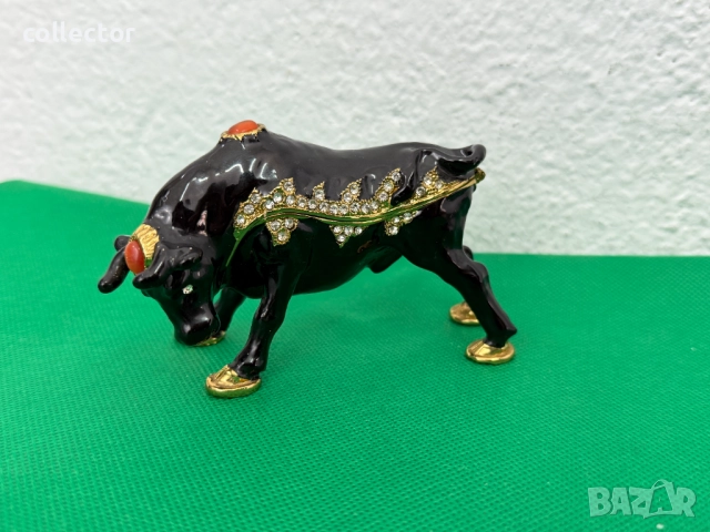 Ръчно изработена метална кутия за бижута. №7420