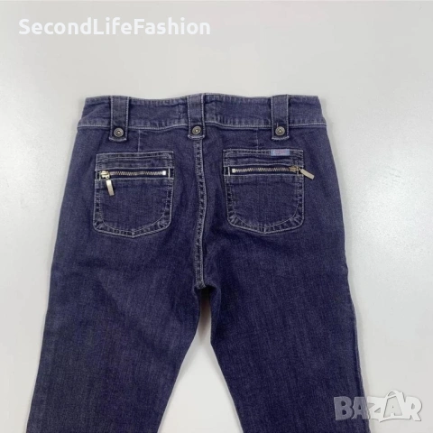 Дамски дънки Levi’s Strauss Straight Signature с цип, размер 28, сини Levis, снимка 6 - Дънки - 53349629