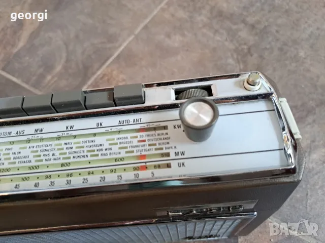 ретро радио транзистор Graetz Page    8/3, снимка 8 - Радиокасетофони, транзистори - 50410267