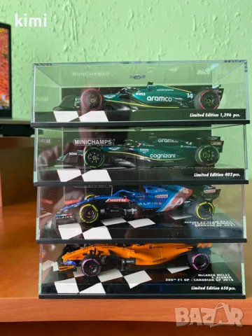 продавам колекция на F1 Minichamps 1.43 - Fernando Alonso , снимка 5 - Колекции - 49433299