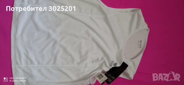 Нов!!! Марков Дамски  Спортен Бял Потник размер М/ Л, снимка 3 - Потници - 50852648