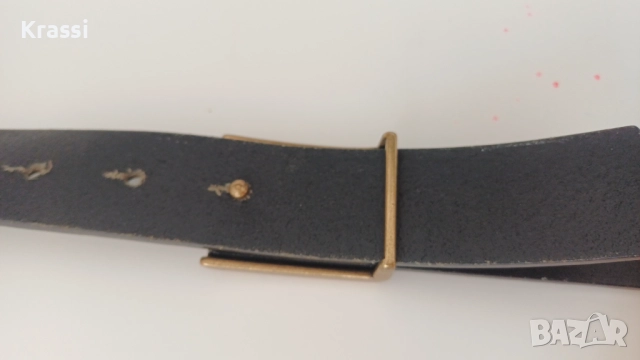 Черен колан ,Massimo Dutti  естествена кожа , снимка 3 - Колани - 52252806