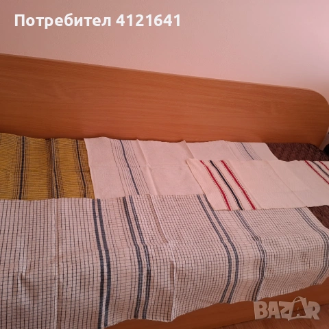 Ръчно тъкани кърпи, памук, от чеиза на майка ми