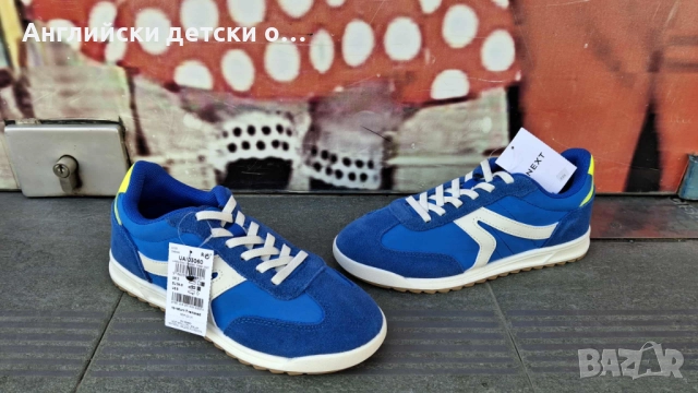 Английски детски маратонки естествена кожа-NEXT , снимка 4 - Детски маратонки - 52140924