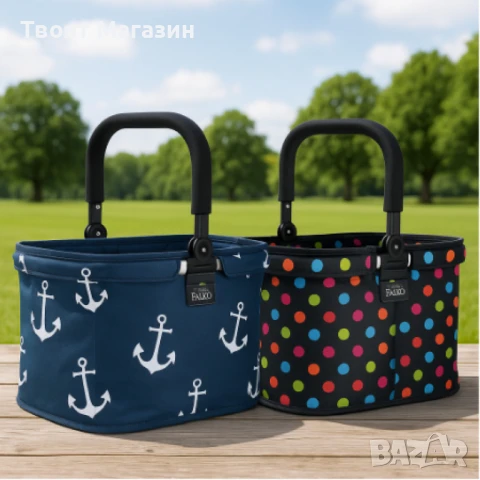 Термо кошница за пазаруване Genius Falko – 25 л | Изолираща, стилна и удобна, снимка 6 - Други - 51081202