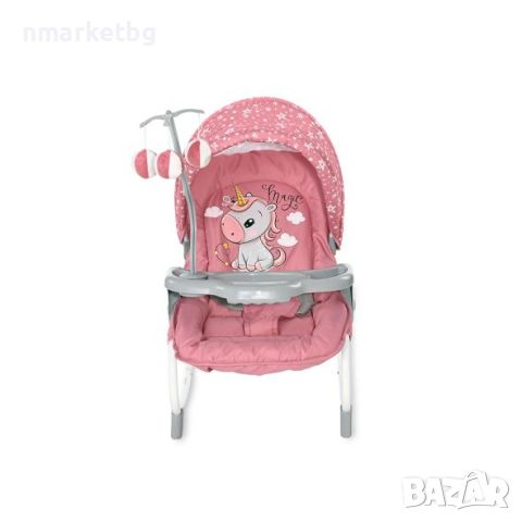 Шезлонг Lorelli DREAM TIME Rose Velvet Unicorn, снимка 2 - Детски шезлонги - 46511045