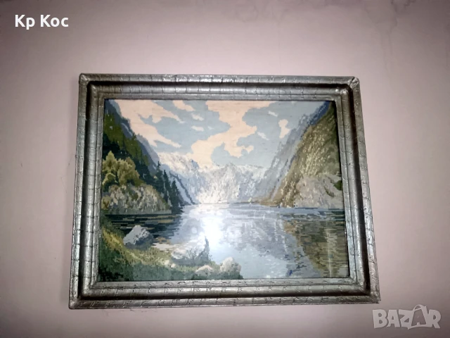 ръчно ушит гоблен Замъкът Иф / Замък Монте Кристо, снимка 4 - Гоблени - 50991651