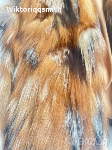 Елек естествен косъм лисица, снимка 4 - Елеци - 52789911