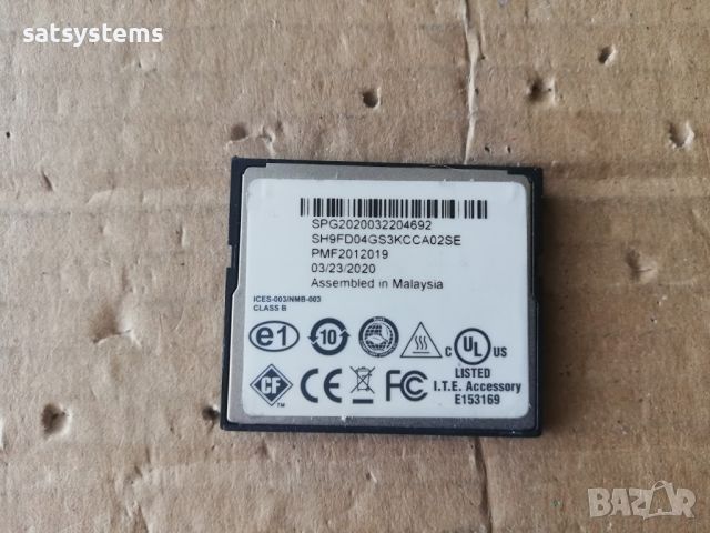 Smart Tech 4GB XL Industrial Grade Compact Flash Card, снимка 2 - Други - 45865426