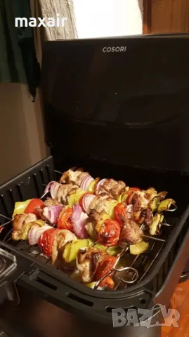 Фритюрник с горещ въздух Cosori Premium Air Fryer CP158-AF, 5.5L, Черен*Безплатна доставка*, снимка 11 - Фритюрници - 49608119