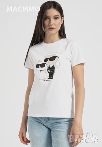 Дамска тениска Karl Lagerfeld, снимка 1 - Тениски - 45196325