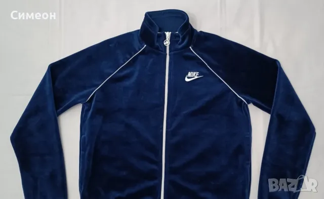 Nike Sportwear Velour Sweatshirt дамско оригинално горнище Найк S, снимка 2 - Спортни екипи - 48144679