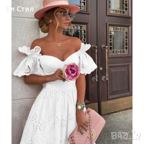 💕Дамска феерична ,памучна рокля 