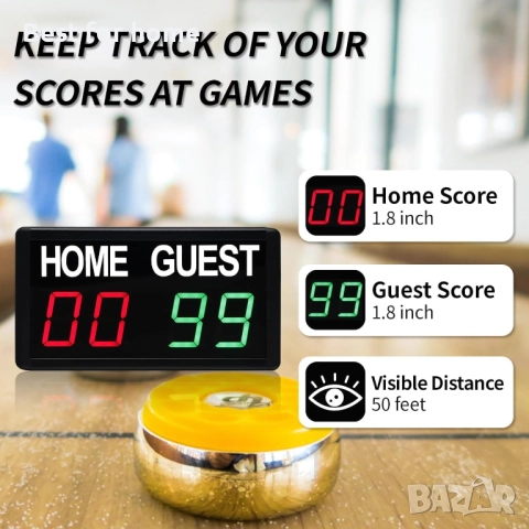 Цифрово табло за резултати 1.8 инча, снимка 6 - Друга електроника - 52629750