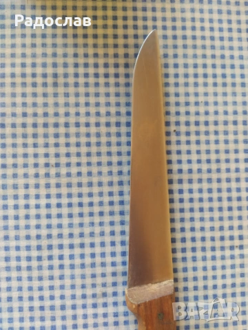 стар готварски нож Велико Търново , снимка 6 - Прибори за хранене, готвене и сервиране - 53833869