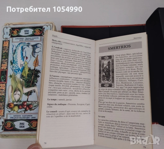 Таро карти Les tarot Celtiques, снимка 4 - Карти за игра - 53937966