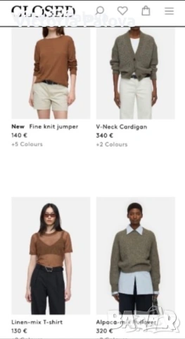 Премиум пуловер с половин яка CLOSED с кашмир, снимка 12 - Блузи с дълъг ръкав и пуловери - 53713477