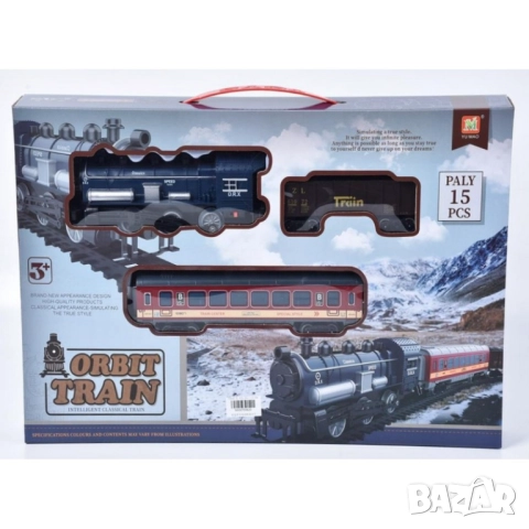 Електрическо детско влакче Orbit Train - 15 части, снимка 2 - Коли, камиони, мотори, писти - 52038095