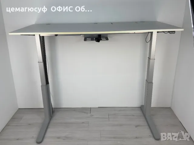 Бяло електрическо бюро с регулируема височина – VS Марка, снимка 8 - Бюра - 50015707