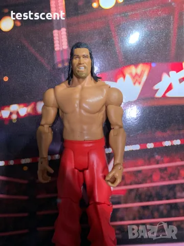 Екшън фигура WWE The Great Khali Великия Кали играчка figure Mattel Basic Series, снимка 16 - Колекции - 48506689